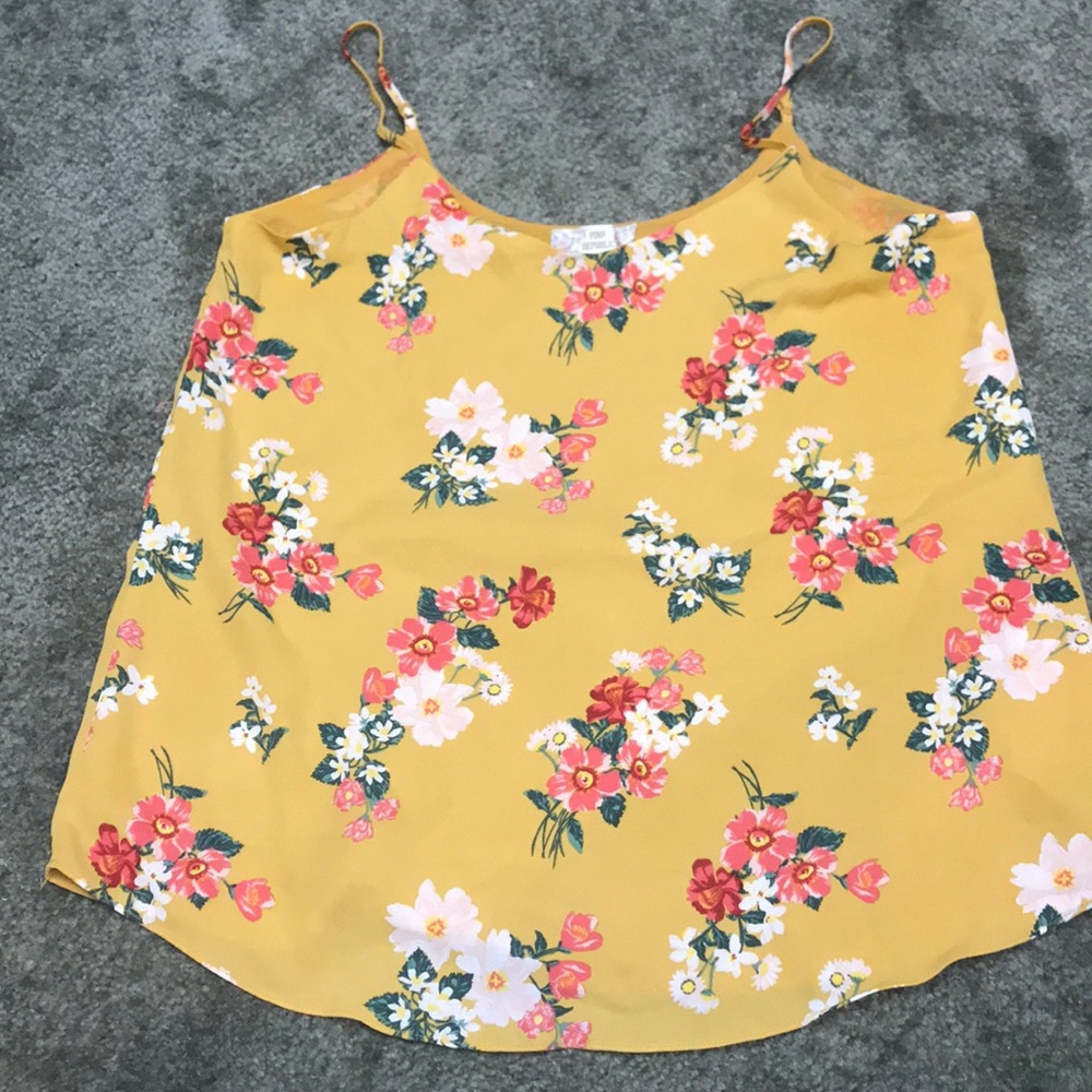 Layered cami with adjustable spaghetti straps